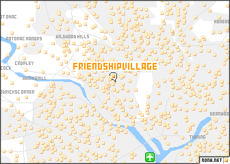 map of Friendship Village