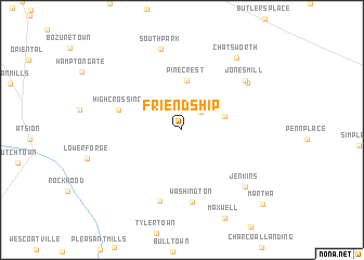 map of Friendship