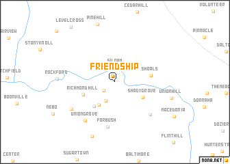 map of Friendship