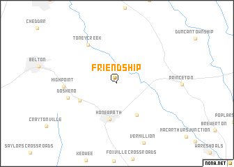 map of Friendship