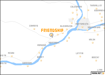 map of Friendship