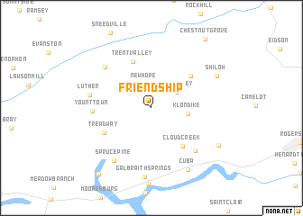 map of Friendship