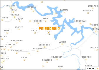 map of Friendship