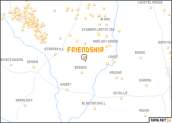 map of Friendship