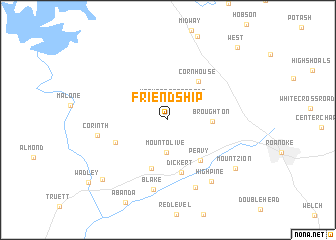 map of Friendship