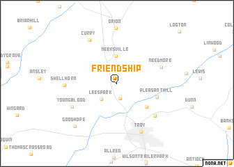 map of Friendship