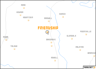 map of Friendship