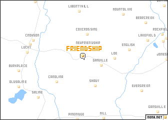 map of Friendship