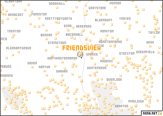 map of Friends View