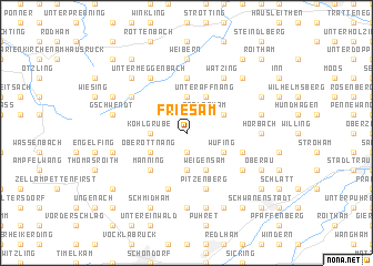 map of Friesam
