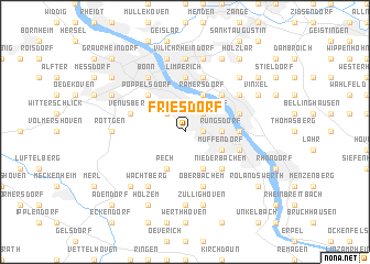 map of Friesdorf