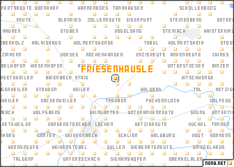 map of Friesenhäusle