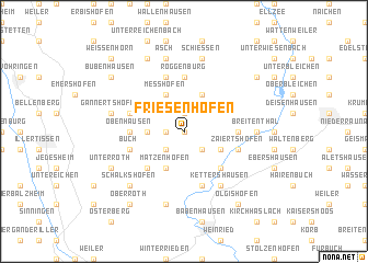 map of Friesenhofen