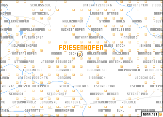 map of Friesenhofen