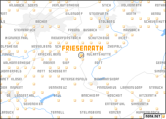 map of Friesenrath