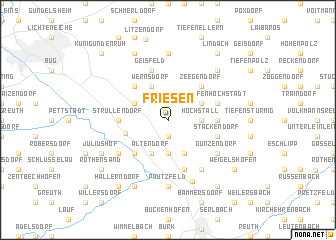 map of Friesen