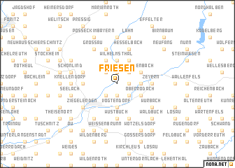 map of Friesen