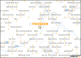 map of Friesheim