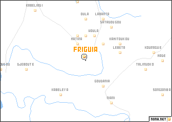map of Friguia
