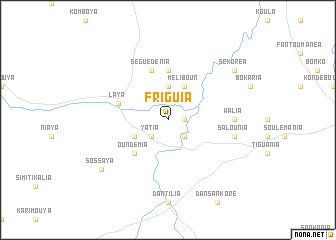 map of Friguia