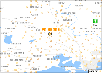 map of Friherrs