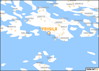 map of Friisilä