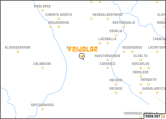 map of Frijolar