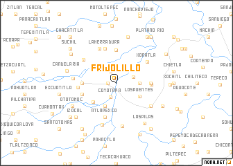 map of Frijolillo