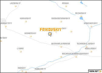 map of Frikovskiy