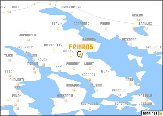 map of Frimans