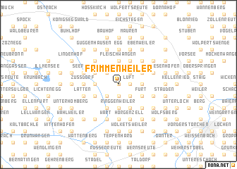 map of Frimmenweiler