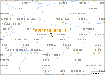 map of Frîncenii Boiului