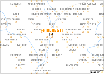 map of Frîngheşti