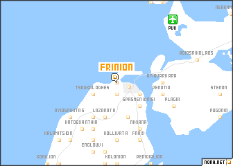 map of Frínion