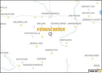 map of Frinks Corner