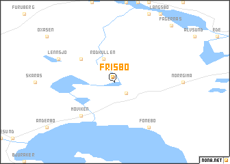 map of Frisbo