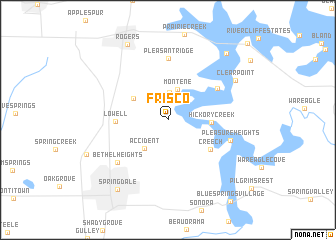 map of Frisco