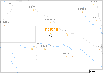 map of Frisco