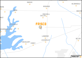 map of Frisco