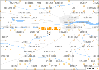 map of Frisenvold