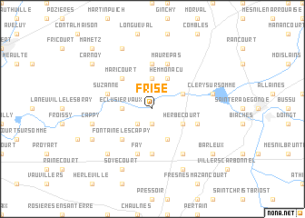 map of Frise