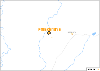 map of Frisken Wye
