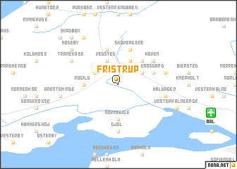 map of Fristrup