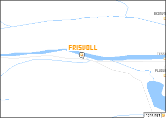 map of Frisvoll