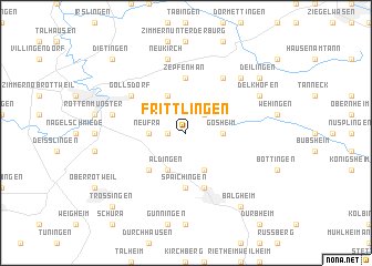 map of Frittlingen