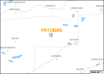 map of Fritzburg