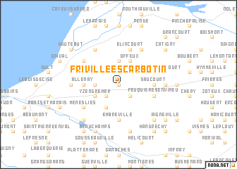 map of Friville-Escarbotin