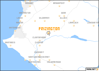 map of Frizington