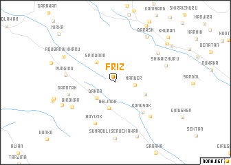 map of Frīz