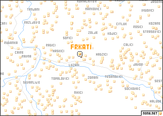 map of Frkati